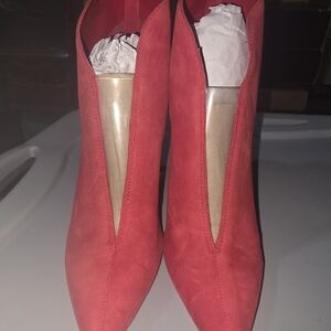 Jessica Simpson Red Heeled Boots